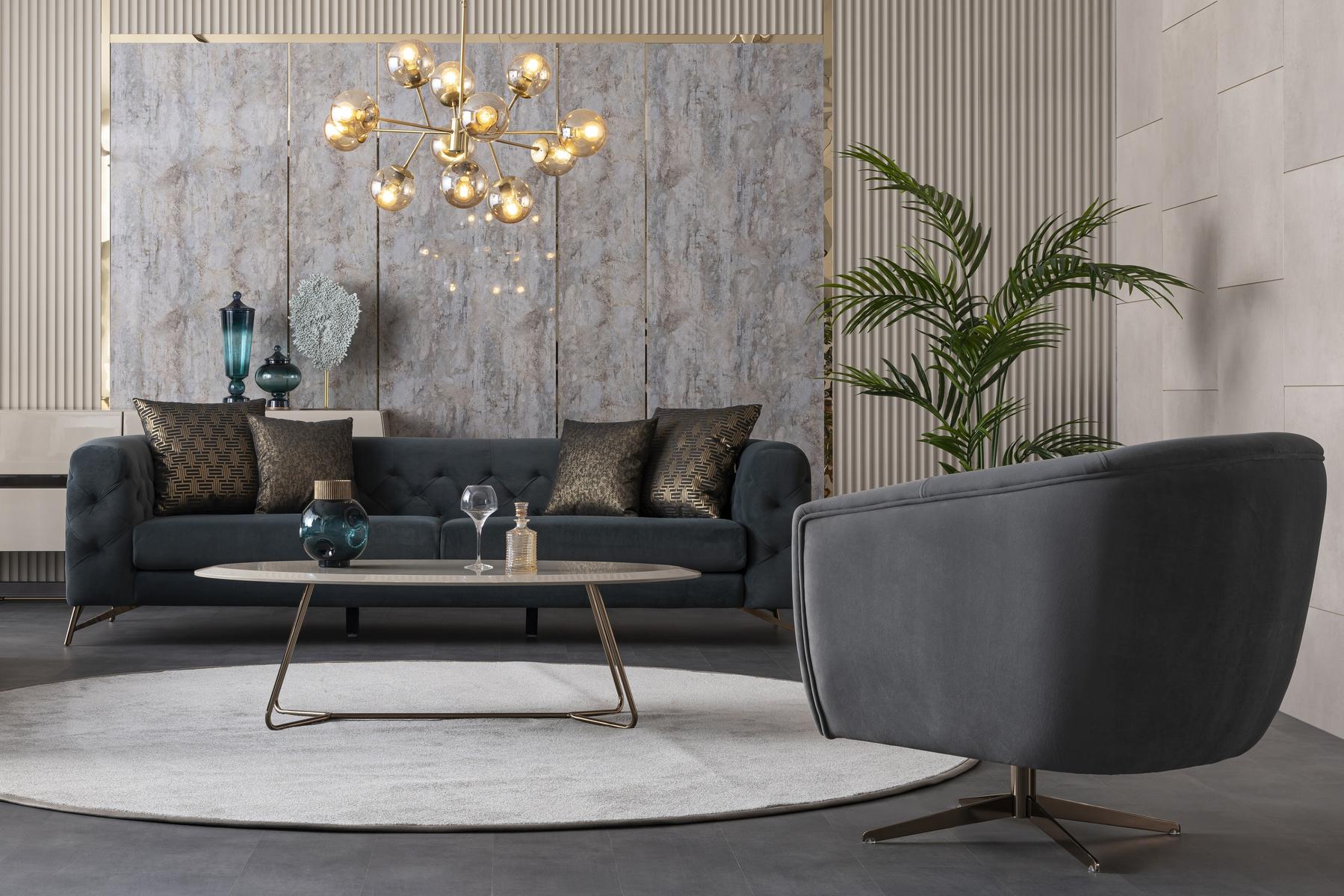 Триместен диван «Florida» + 4 декоративни възглавници, ширина 230см