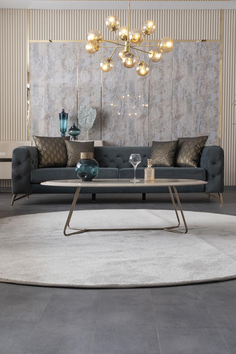 Четириместен диван «Florida» + декоративни възглавници, ширина 270см