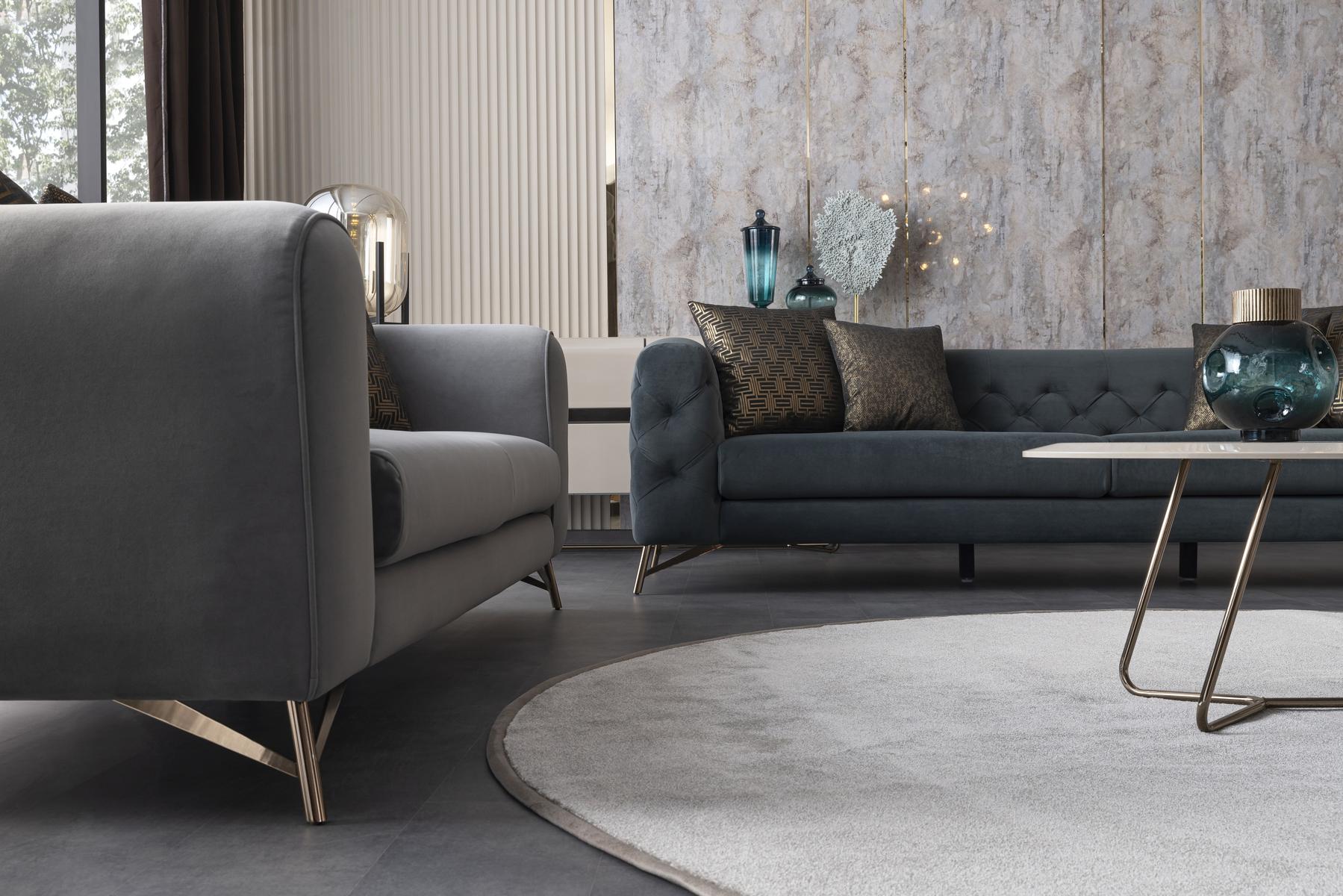 Триместен диван «Florida» + 4 декоративни възглавници, ширина 230см