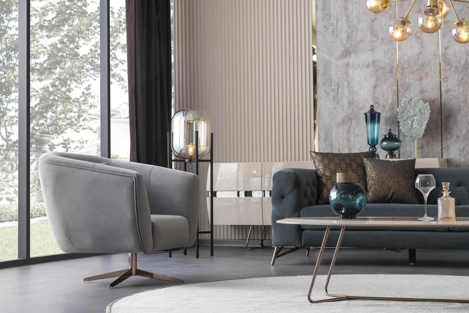 Четириместен диван «Florida» + декоративни възглавници, ширина 270см