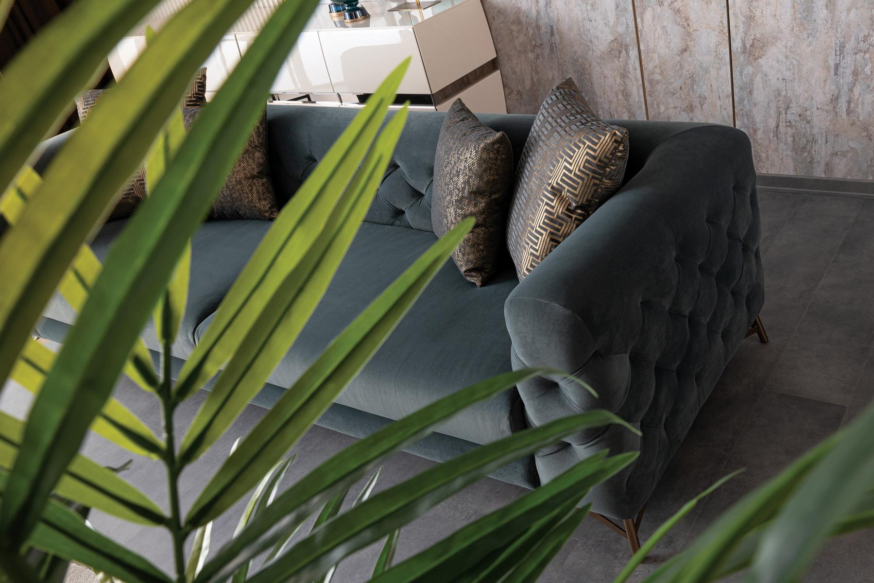 Четириместен диван «Florida» + декоративни възглавници, ширина 270см