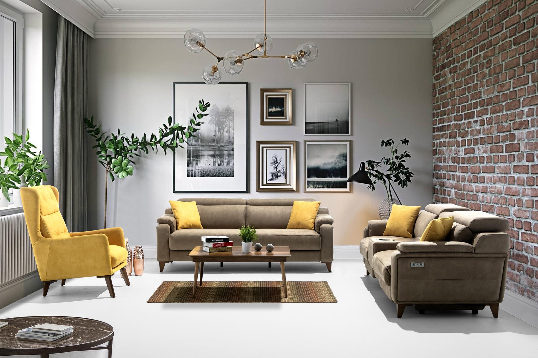 Триместен диван Seyran Malta Wood (6633325920452)