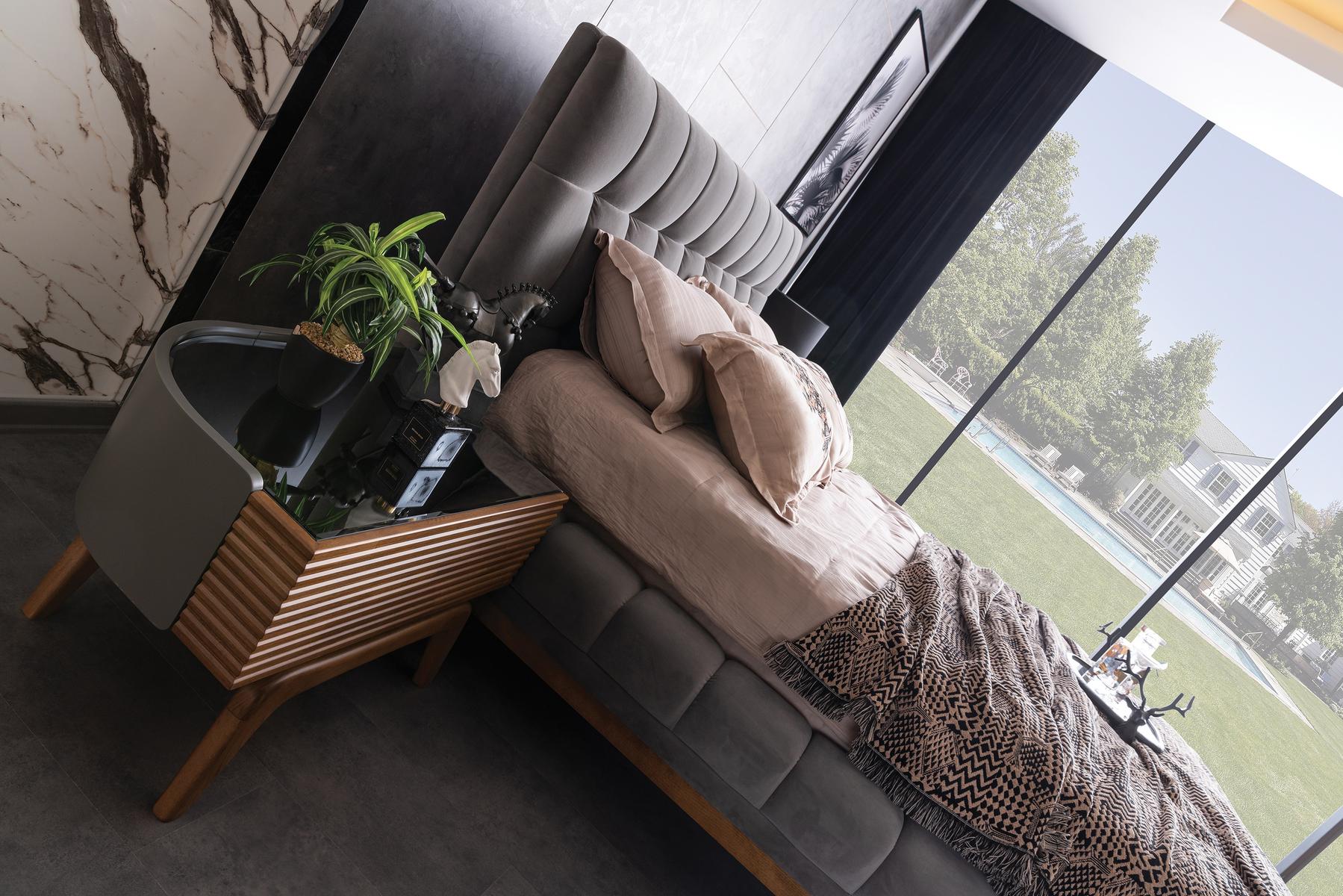 Нощно шкафче «Quatro» + чекмедже, размер 70х49х49см