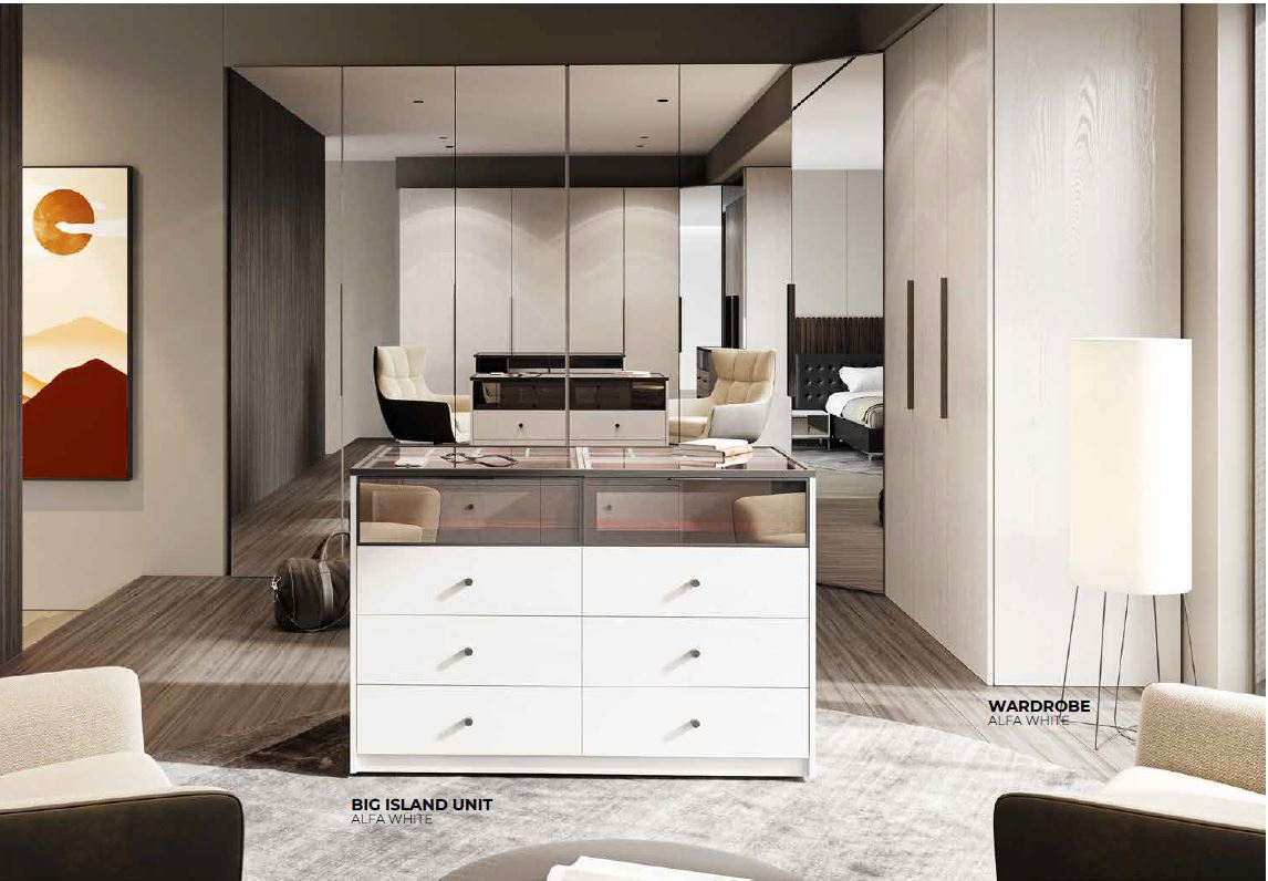 Островен модул «Alfa» - чекмеджета, органайзери