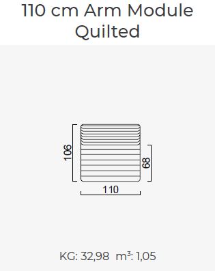 20 модула за модулен диван «Heritage»